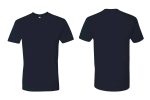 Football Split Graphic Cotton Tee - Navy/Gray Article#: AS-711
