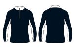 Football Sublimated Mesh Quarter Zip Article#: AS-113