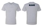 Football Cotton Tee Design - Heather Gray Article#: AS-114