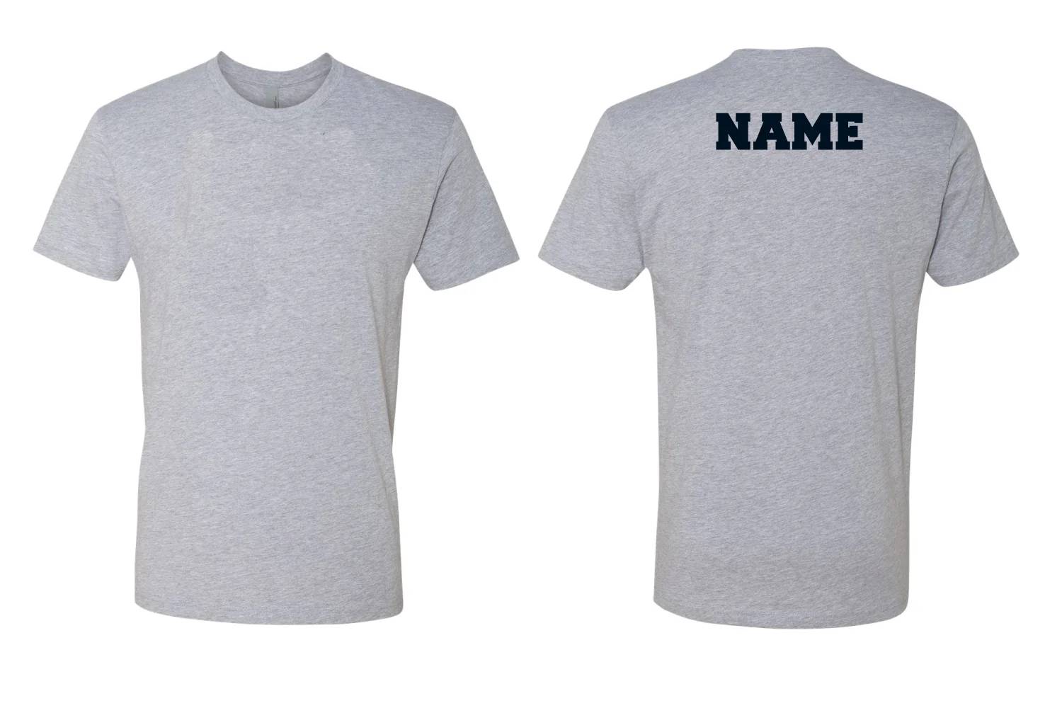 Football Cotton Tee Design - Heather Gray Article#: AS-114