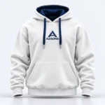 AZISONS custom pullover hoodie white / navy