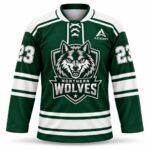Custom ice hockey jersey Forest Green / White – Azisons AS-624